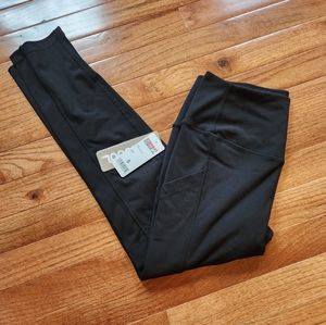32 Degrees Cool Black Leggings, Size S
